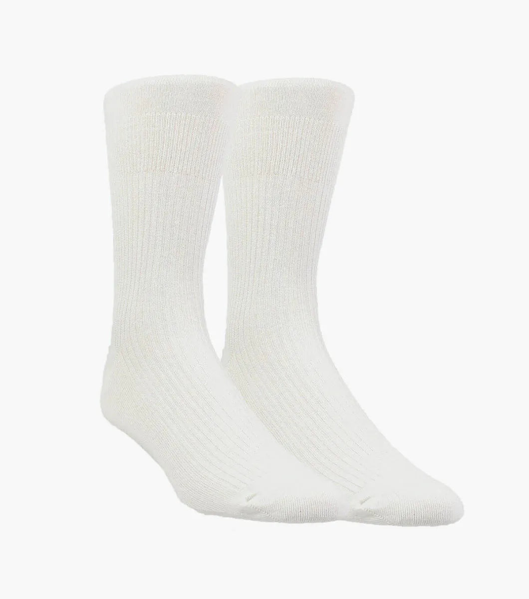 Florsheim 2-Pack Comfort Top Mens Crew Dress Socks