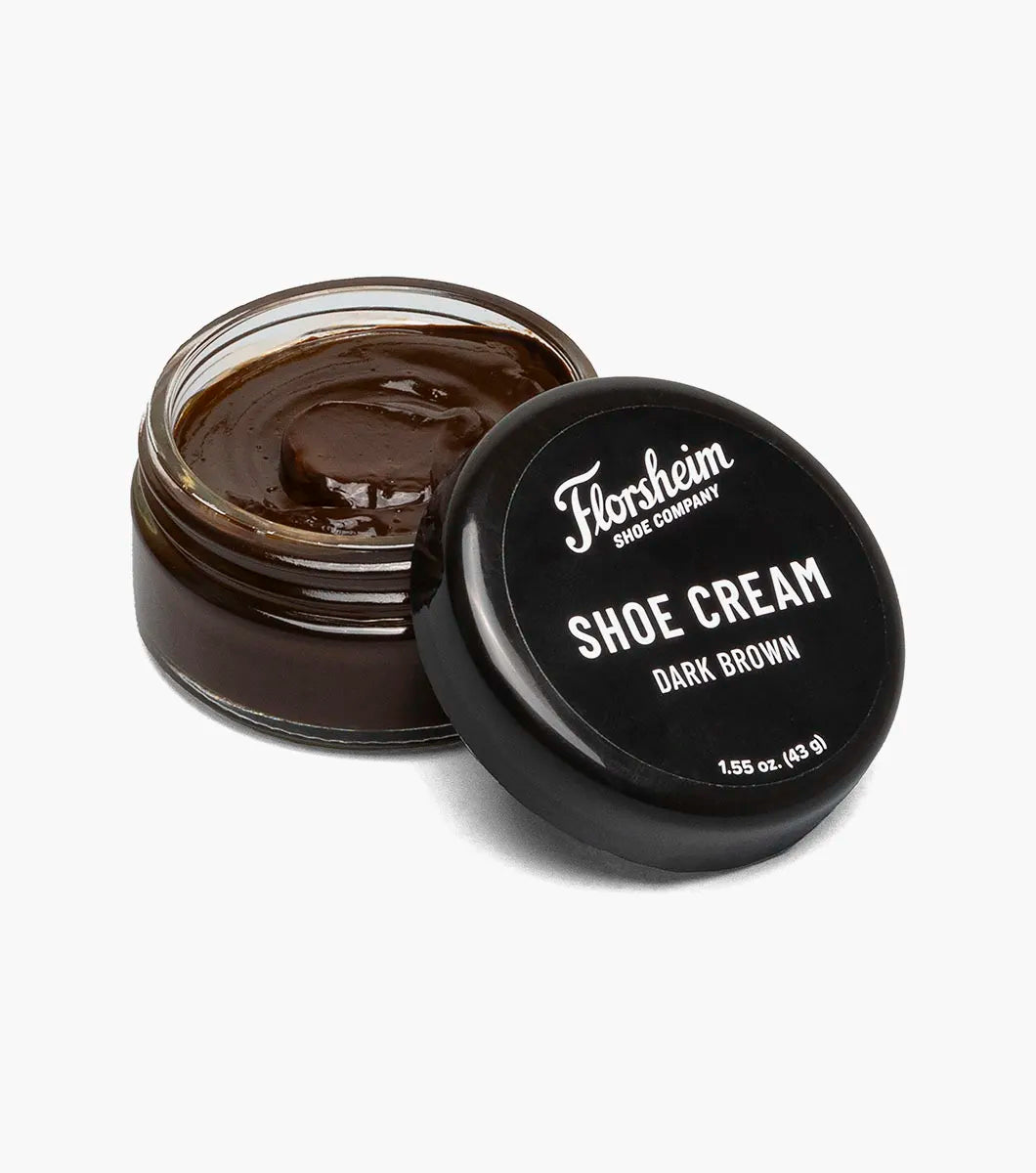 Florsheim Dark Brown Shoe Creme Leather Polish