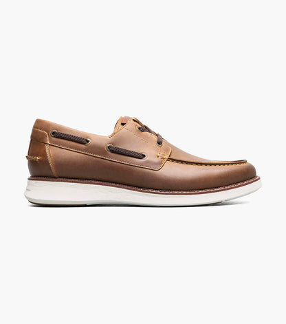Florsheim Launch Moc Toe Elastic Lace Boat Shoe