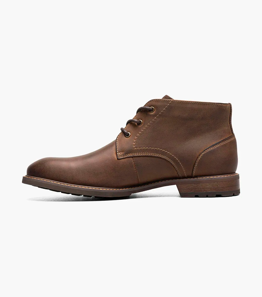 Florsheim Lodge Plain Toe 3-Eye Chukka Boot