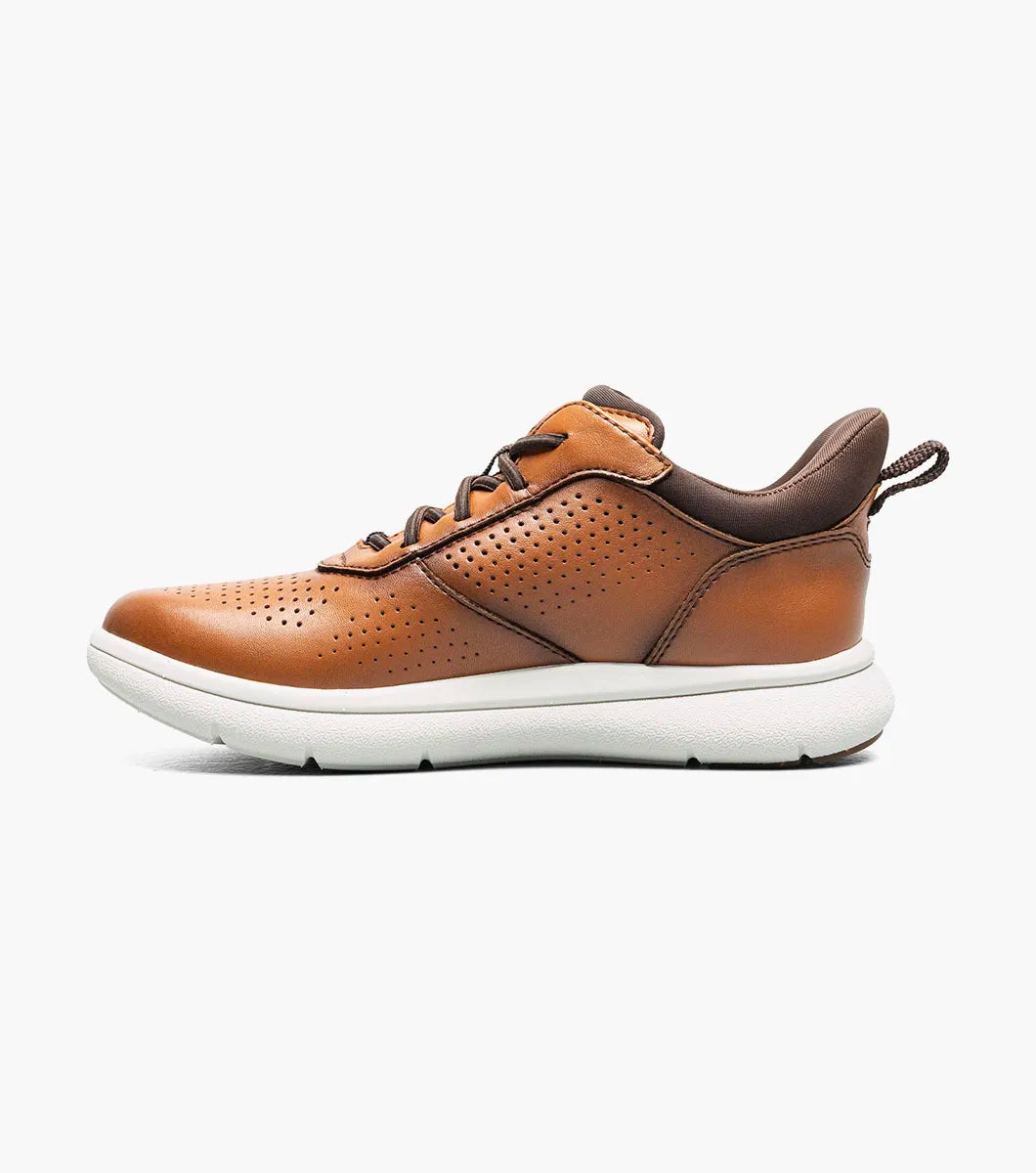 Florsheim Fleet Jr. Boys Perf  Toe Elastic Lace Sneaker