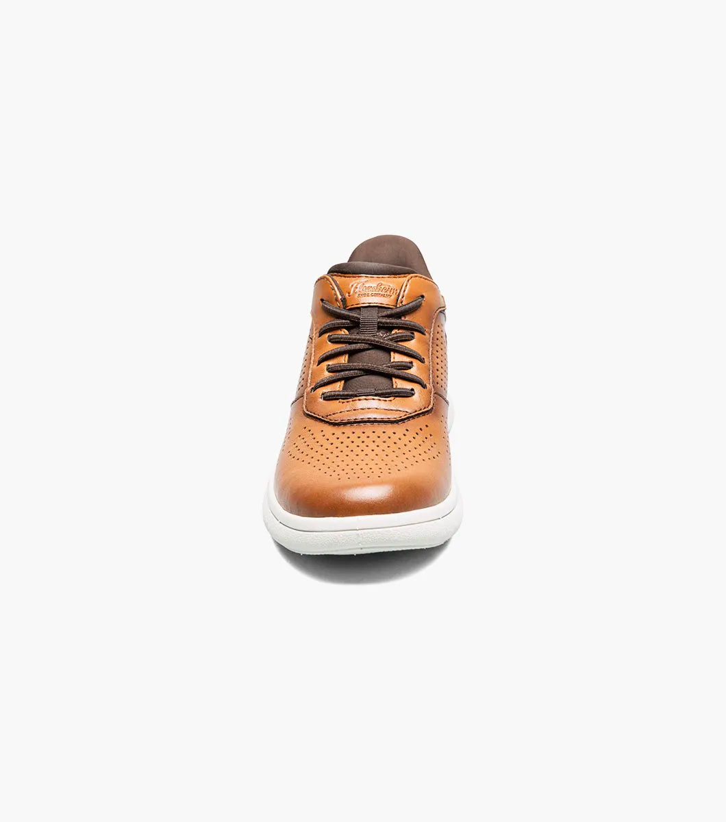 Florsheim Fleet Jr. Boys Perf  Toe Elastic Lace Sneaker