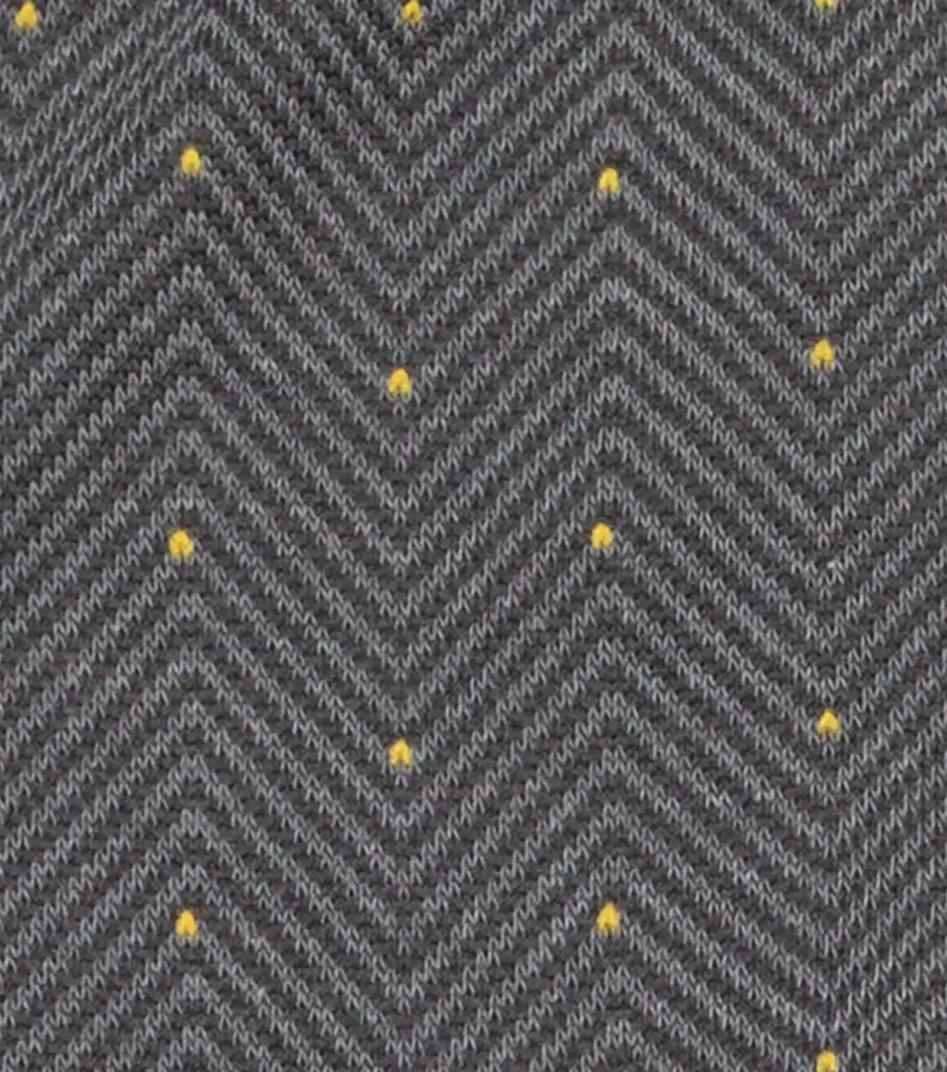 Florsheim Herringbone Dot Mens Crew Dress Socks