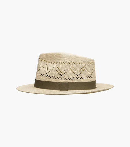 Florsheim Haury Fedora Toyo Pinch Front Hat