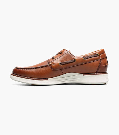 Florsheim Launch Moc Toe Elastic Lace Boat Shoe