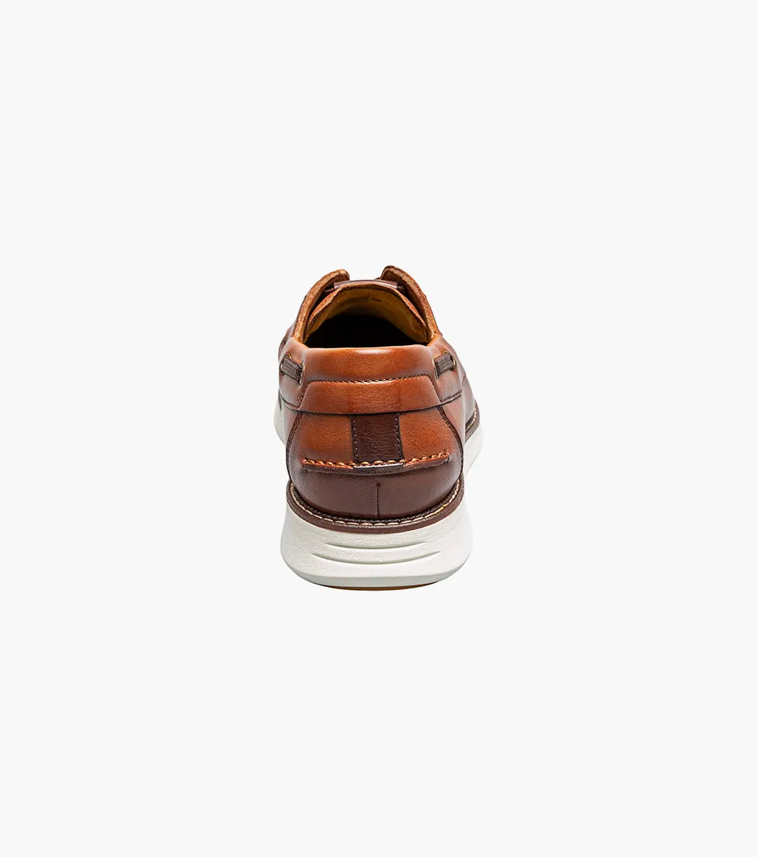 Florsheim Launch Moc Toe Elastic Lace Boat Shoe