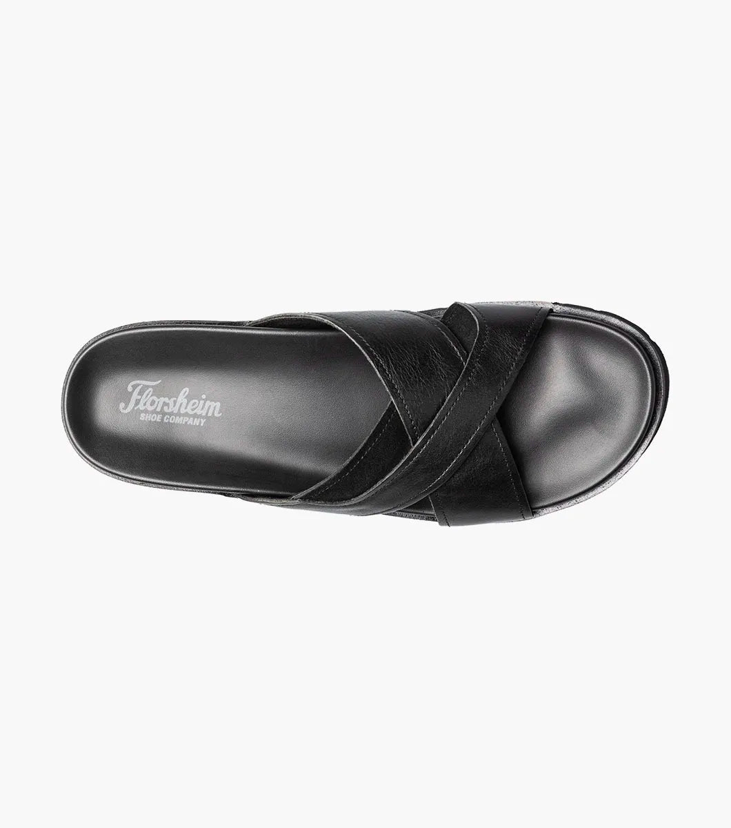 Florsheim Bayside Cross Strap Slide Sandal