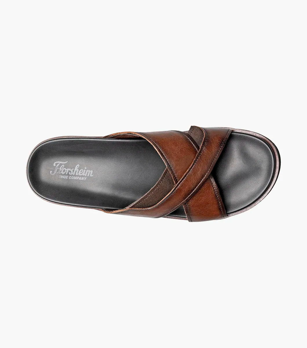 Florsheim Bayside Cross Strap Slide Sandal