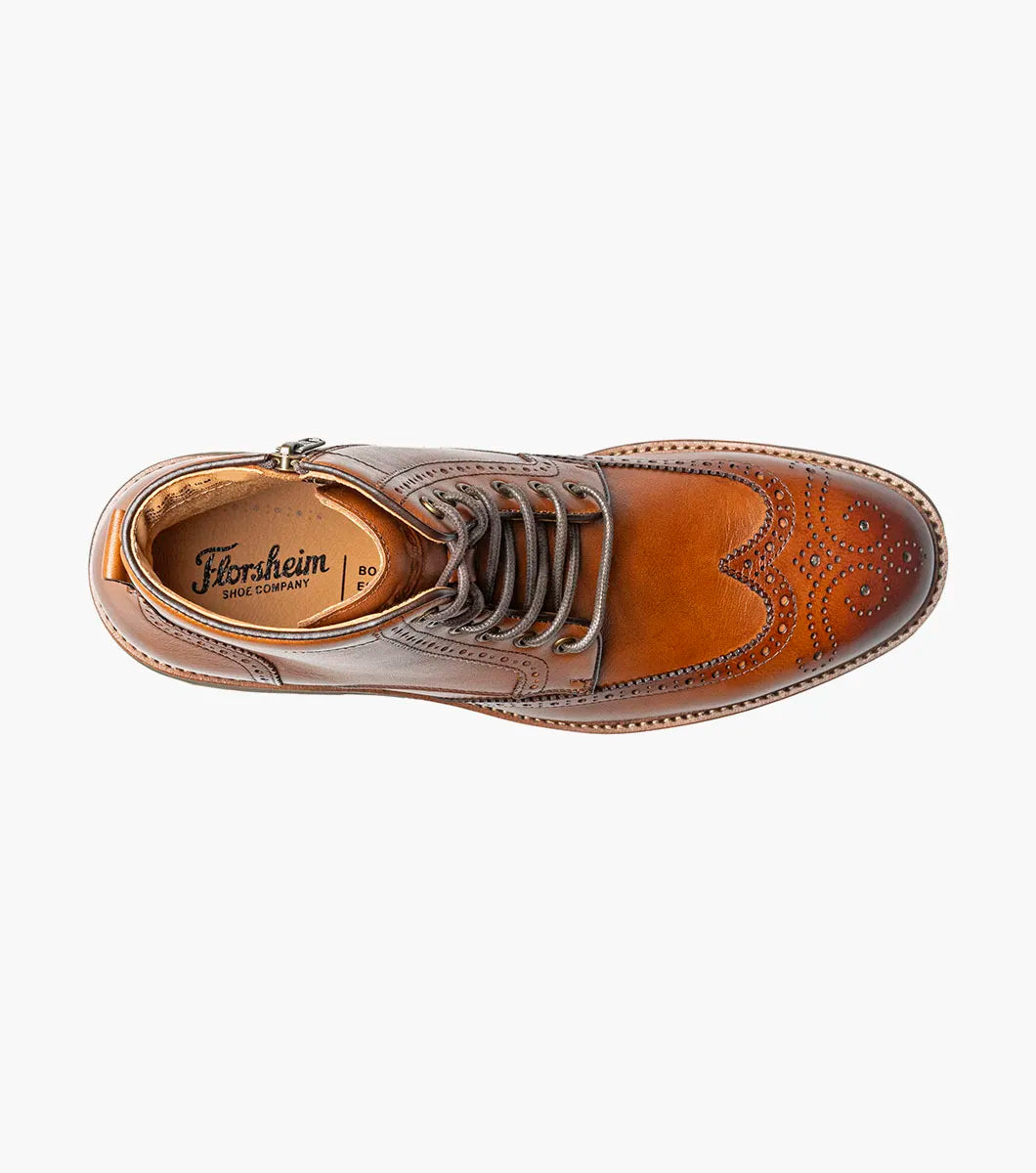 Florsheim Redford Wingtip Lace Up Boot