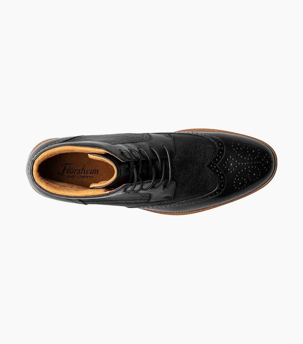 Florsheim Rucci Wingtip Lace Up Boot