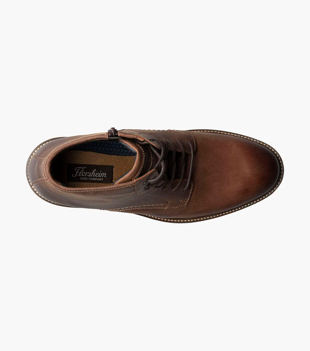 Florsheim Forge Plain Toe Lace Up Boot