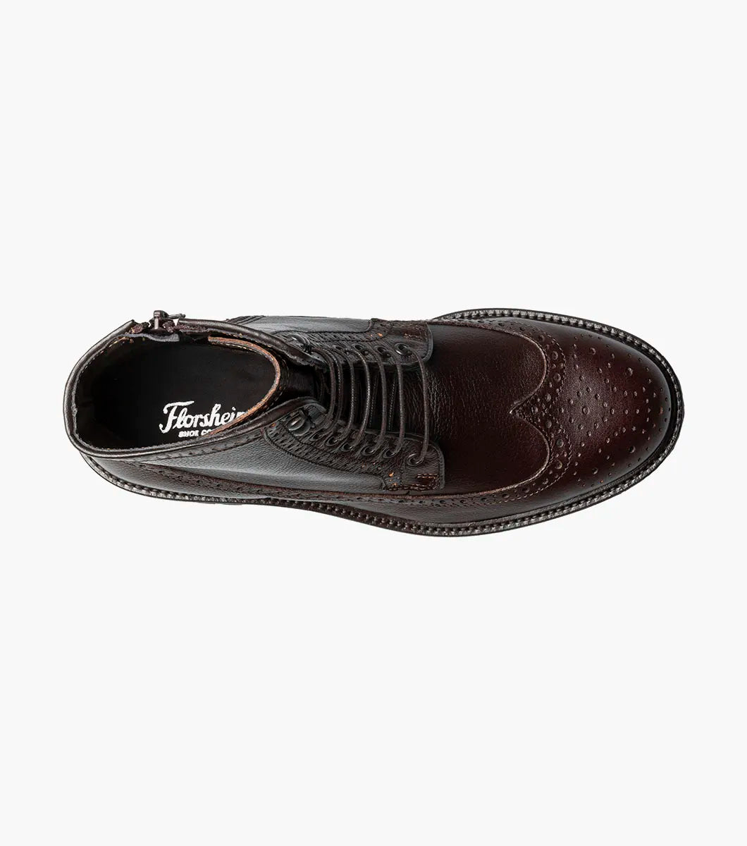 Florsheim Laredo Wingtip Lace Up Boot