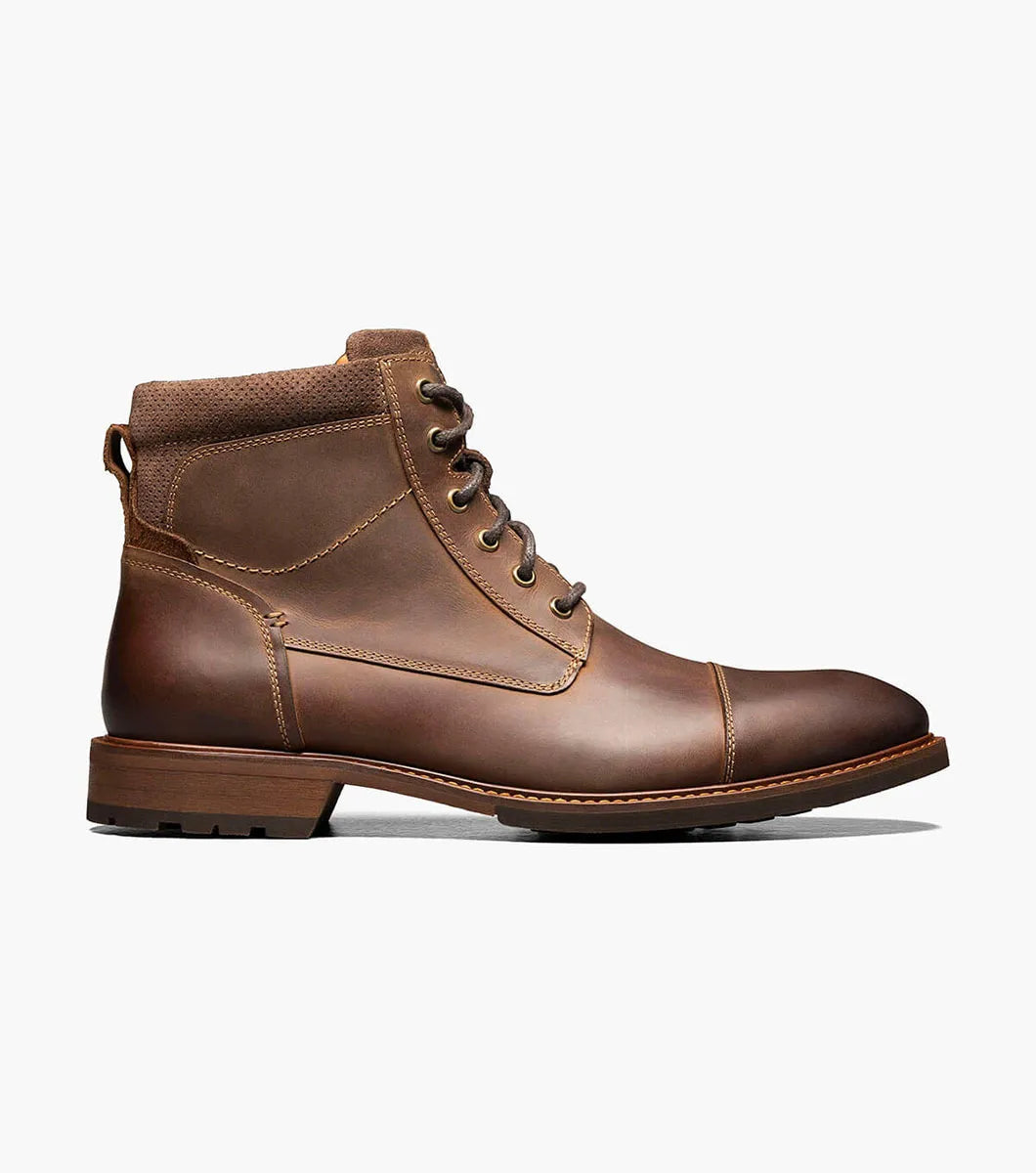 Florsheim Lodge Cap Toe Lace Boot