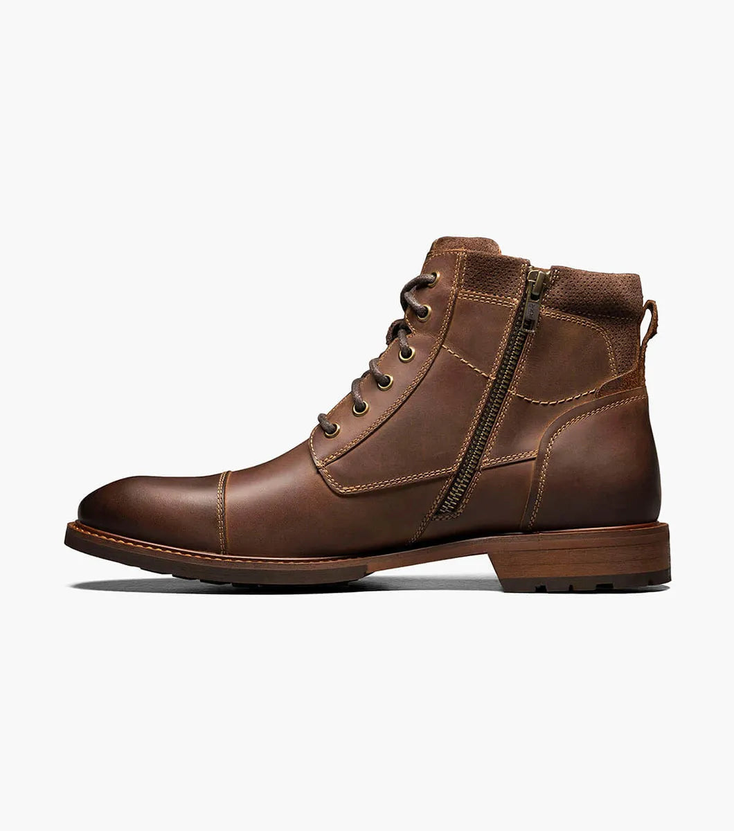 Florsheim Lodge Cap Toe Lace Boot