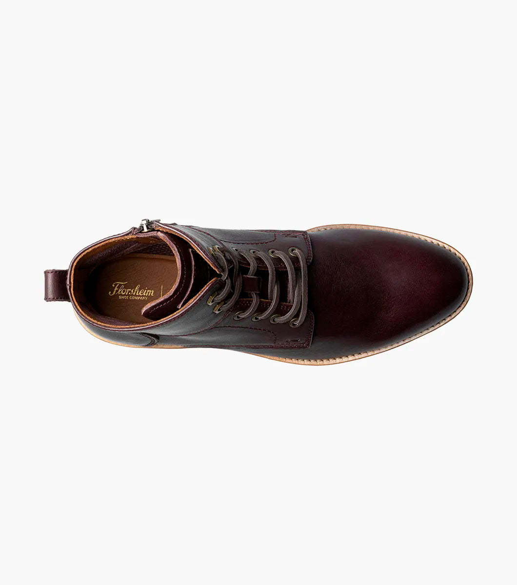 Florsheim Renegade Lux Plain Toe Lace Up Boot