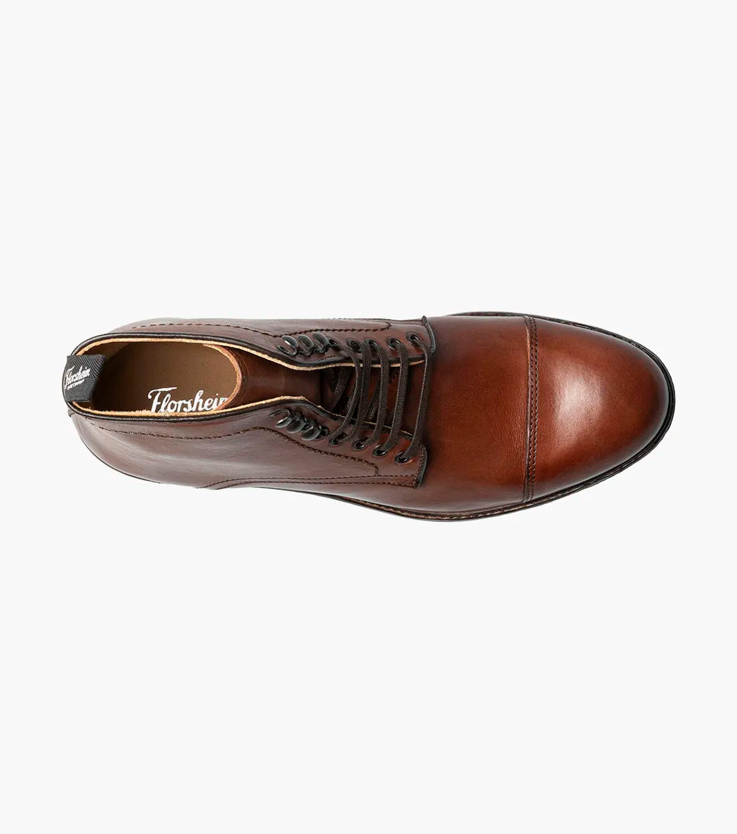 Florsheim Orlando Cap Toe Lace Up Boot