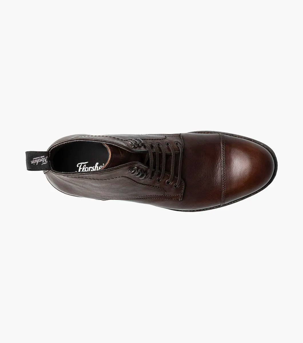 Florsheim Orlando Cap Toe Lace Up Boot