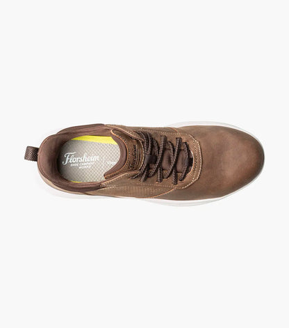 Florsheim Fleet Work Leather Elastic Lace Sneaker