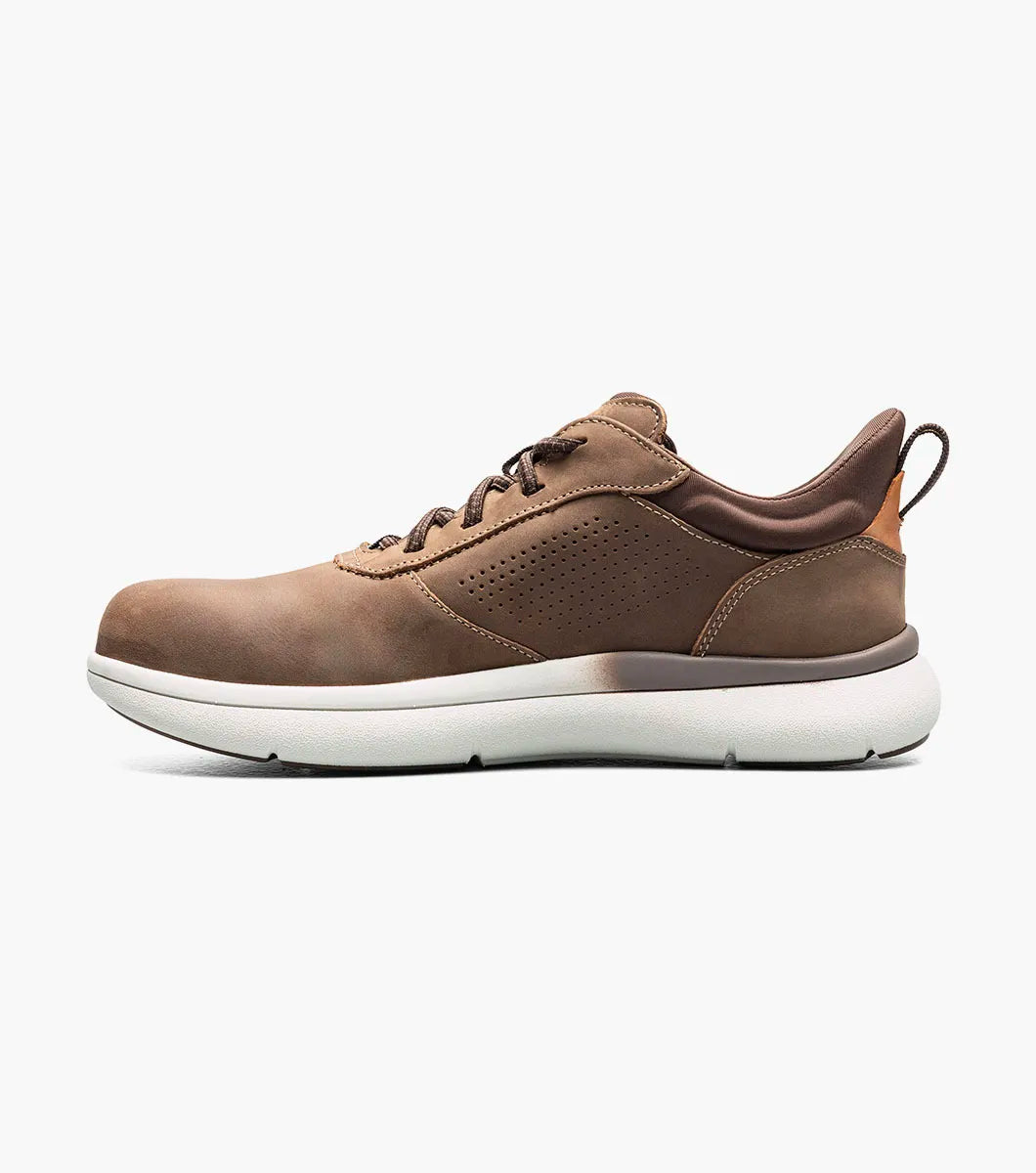 Florsheim Fleet Work Leather Elastic Lace Sneaker