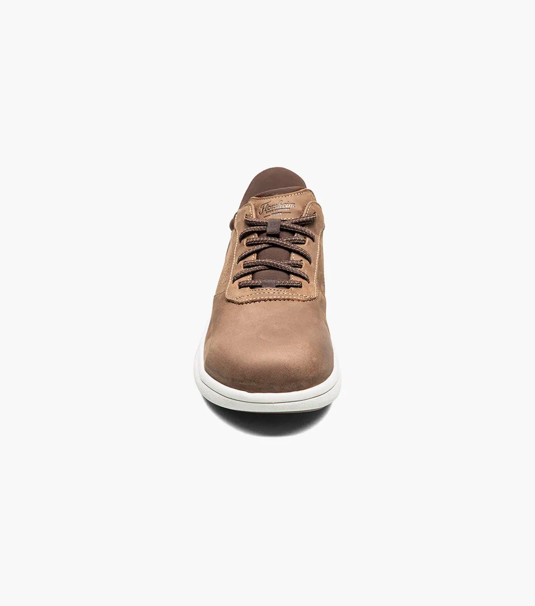 Florsheim Fleet Work Leather Elastic Lace Sneaker
