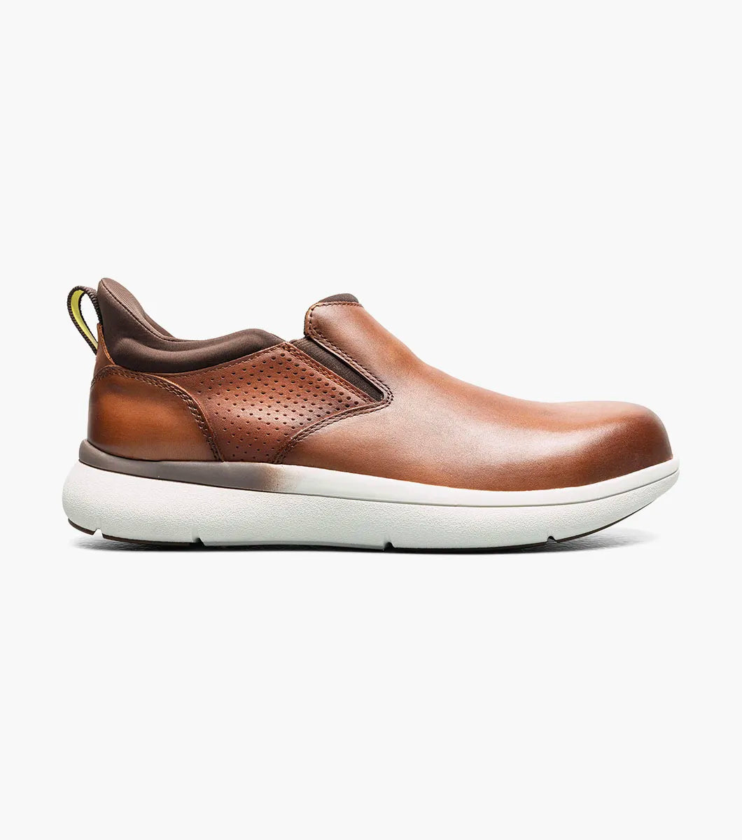 Florsheim Fleet Work Plain Toe Slip On Sneaker