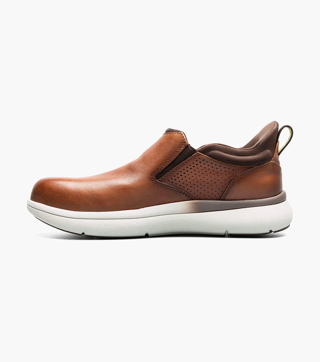 Florsheim Fleet Work Plain Toe Slip On Sneaker
