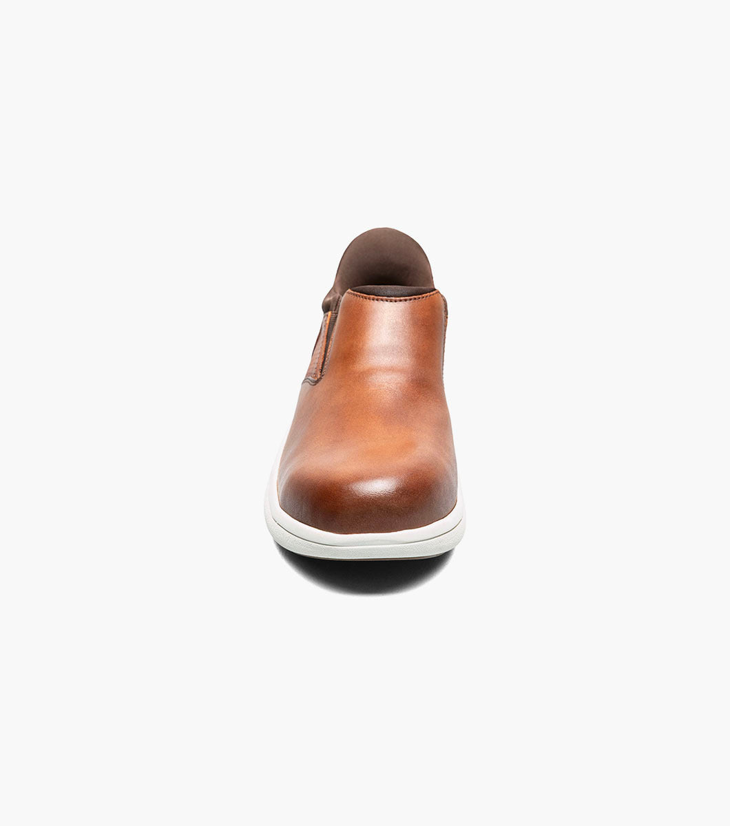Florsheim Fleet Work Plain Toe Slip On Sneaker