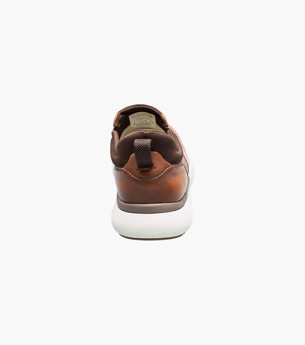Florsheim Fleet Work Plain Toe Slip On Sneaker