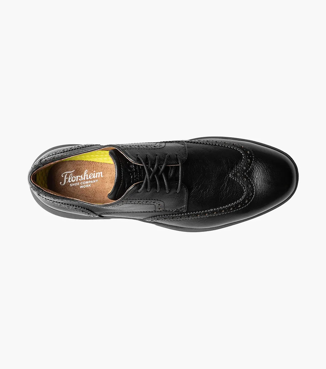 Florsheim Flair Work Steel Toe Wingtip Oxford