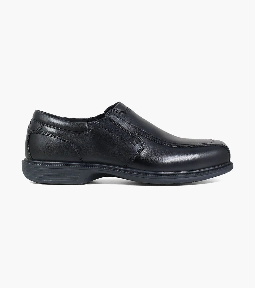 Florsheim Coronis Work Steel Toe Black Bike Toe Slip On