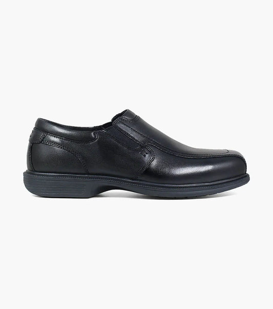 Florsheim Coronis Work Steel Toe Black Bike Toe Slip On