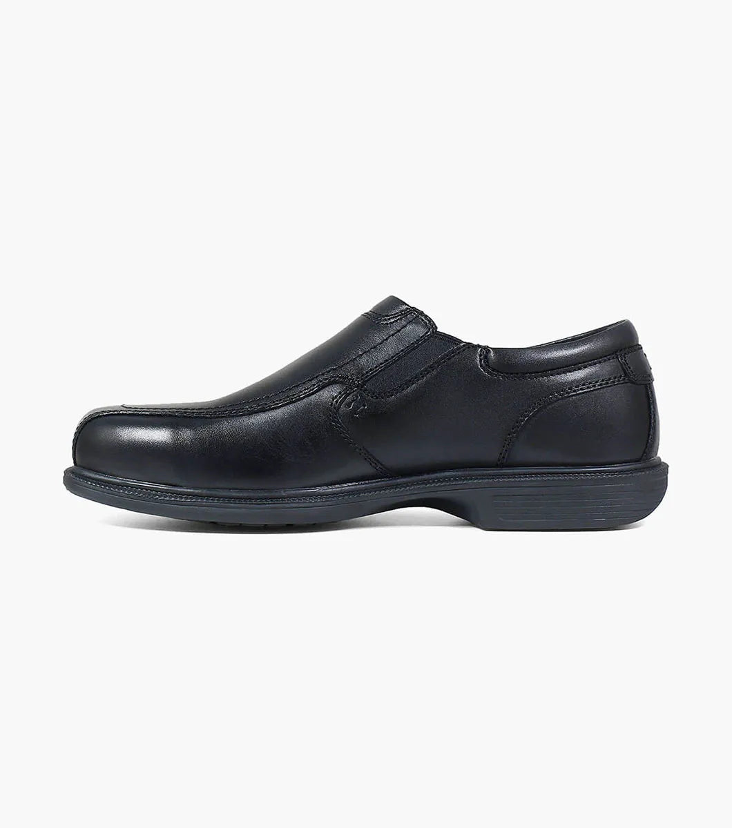 Florsheim Coronis Work Steel Toe Black Bike Toe Slip On