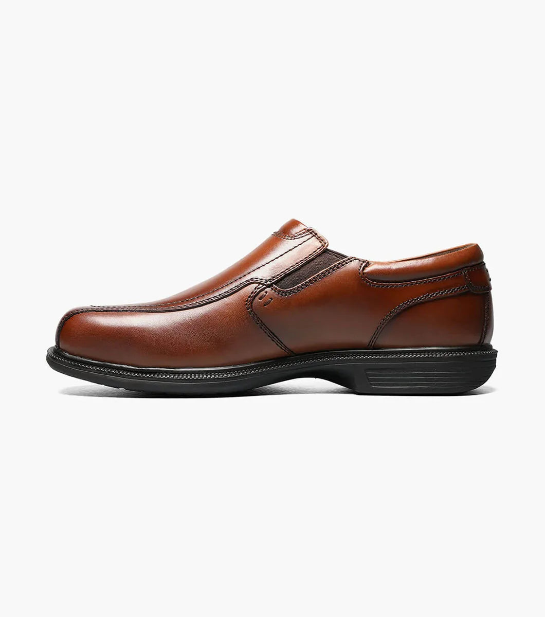 Florsheim Coronis Work Steel Toe Brown Bike Toe Slip On