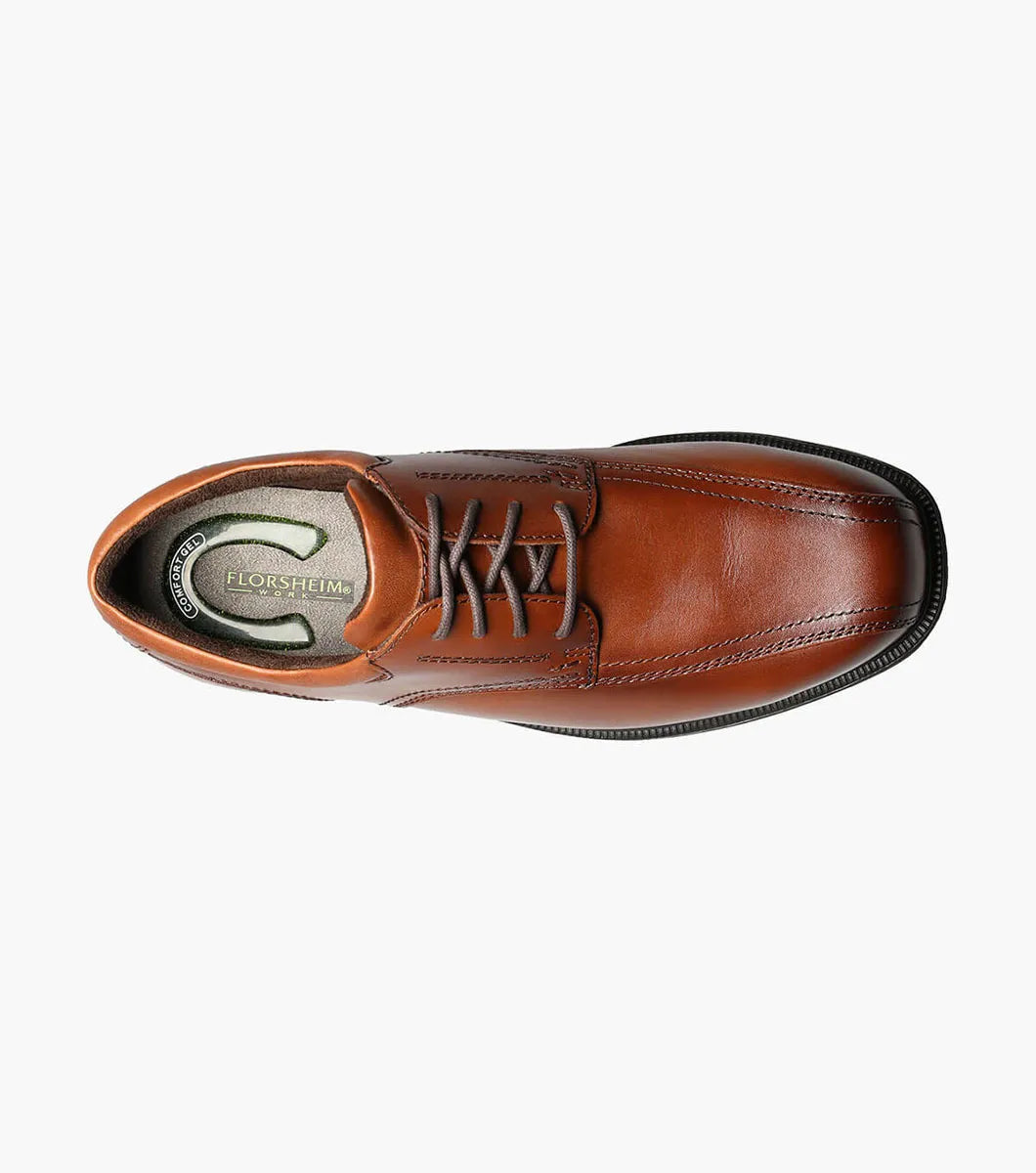 Florsheim Coronis Work Steel Toe Brown Bike Toe Oxford