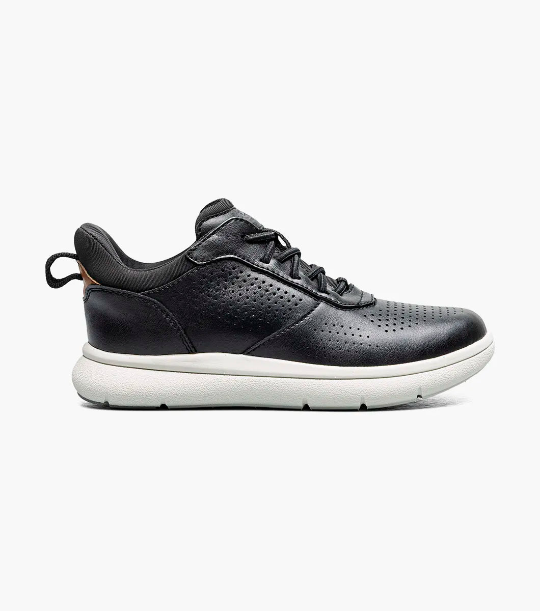 Florsheim Fleet Jr. Boys Perf  Toe Elastic Lace Sneaker