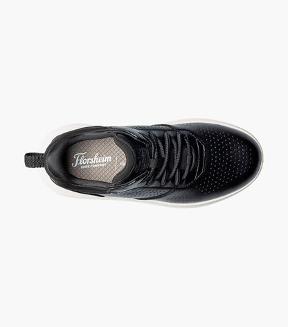 Florsheim Fleet Jr. Boys Perf  Toe Elastic Lace Sneaker