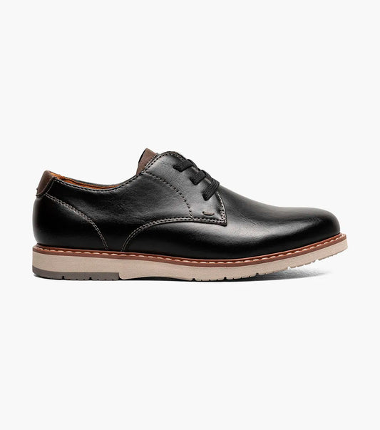 Florsheim Vibe Jr. Boys Elastic Lace Plain Toe Oxford