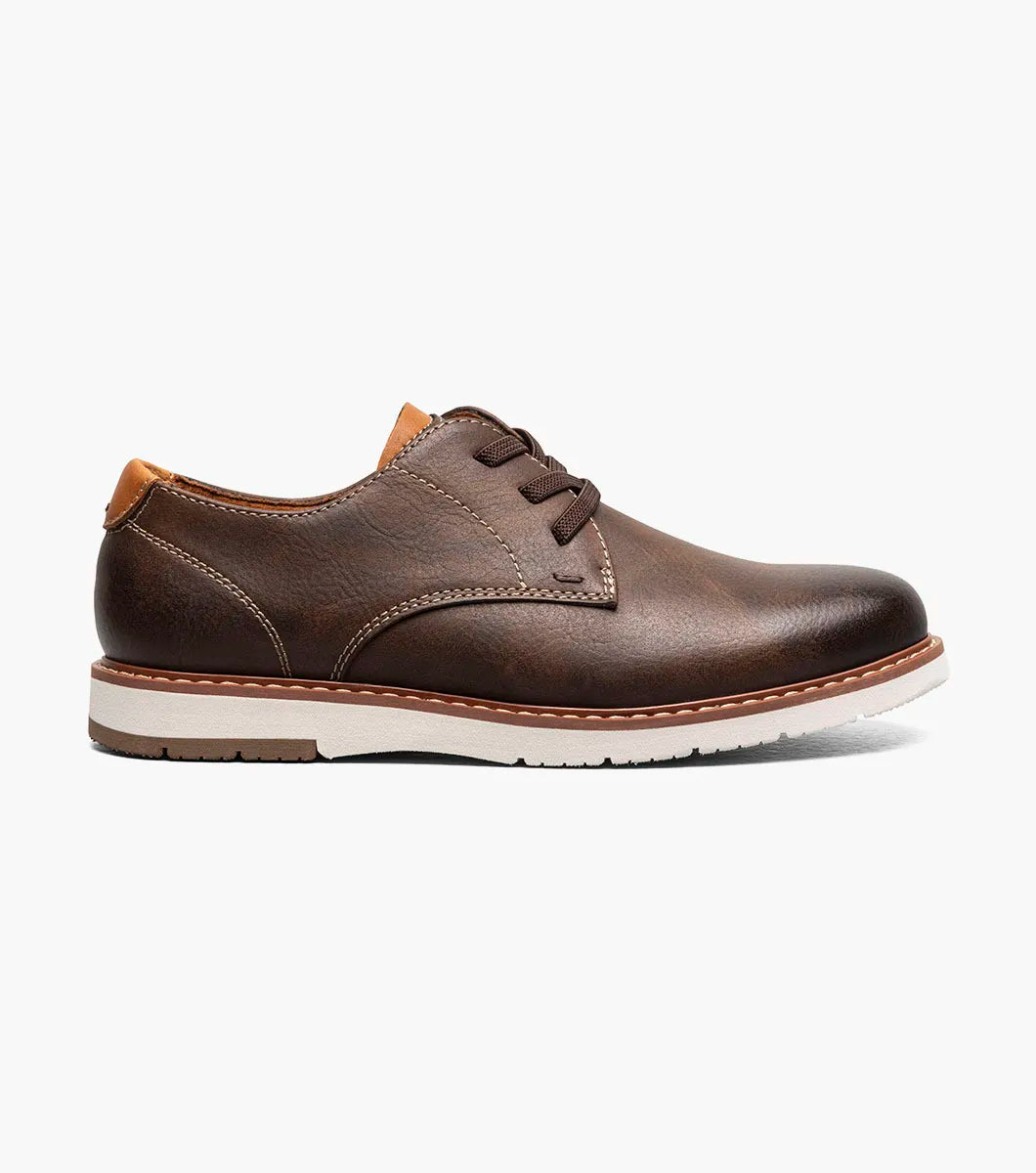 Florsheim Vibe Jr. Boys Elastic Lace Plain Toe Oxford