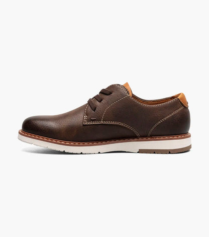 Florsheim Vibe Jr. Boys Elastic Lace Plain Toe Oxford