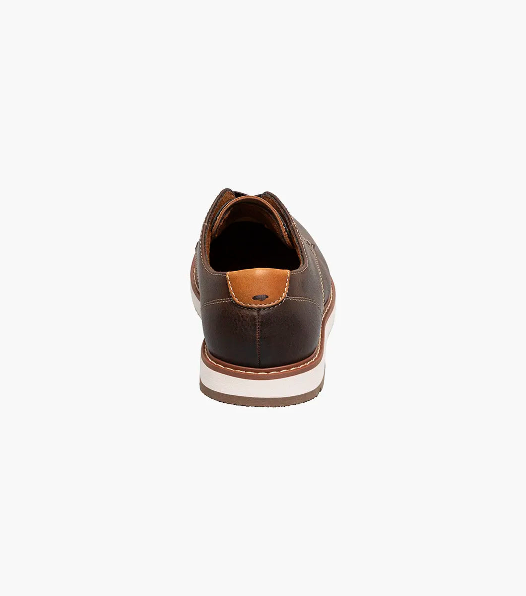 Florsheim Vibe Jr. Boys Elastic Lace Plain Toe Oxford
