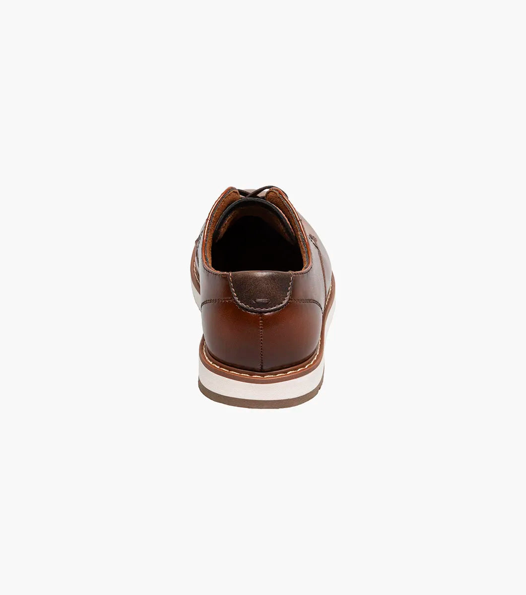 Florsheim Vibe Jr. Boys Elastic Lace Plain Toe Oxford