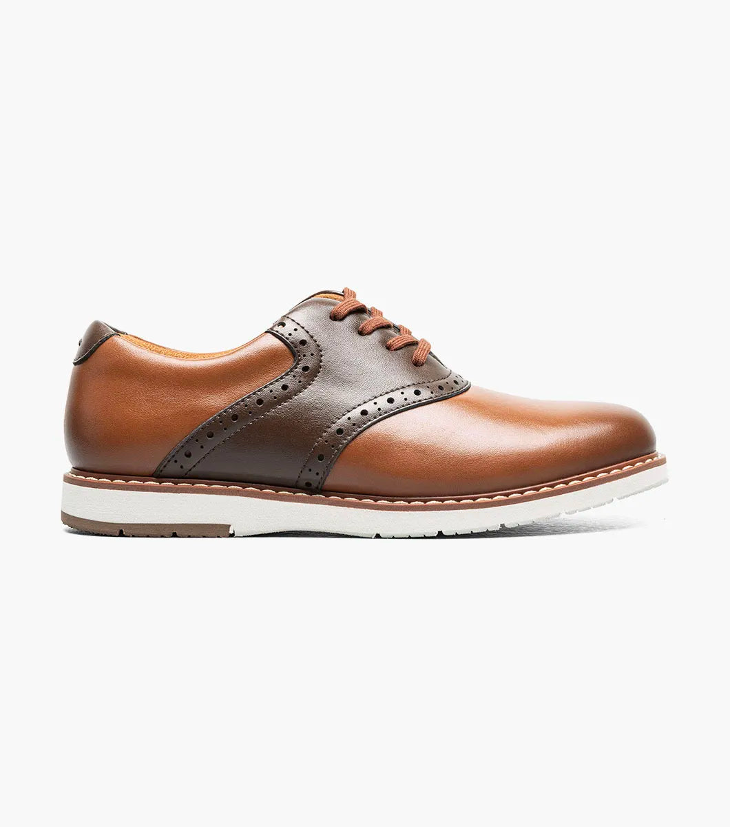 Florsheim Vibe Jr. Boys Plain Toe Saddle Shoe
