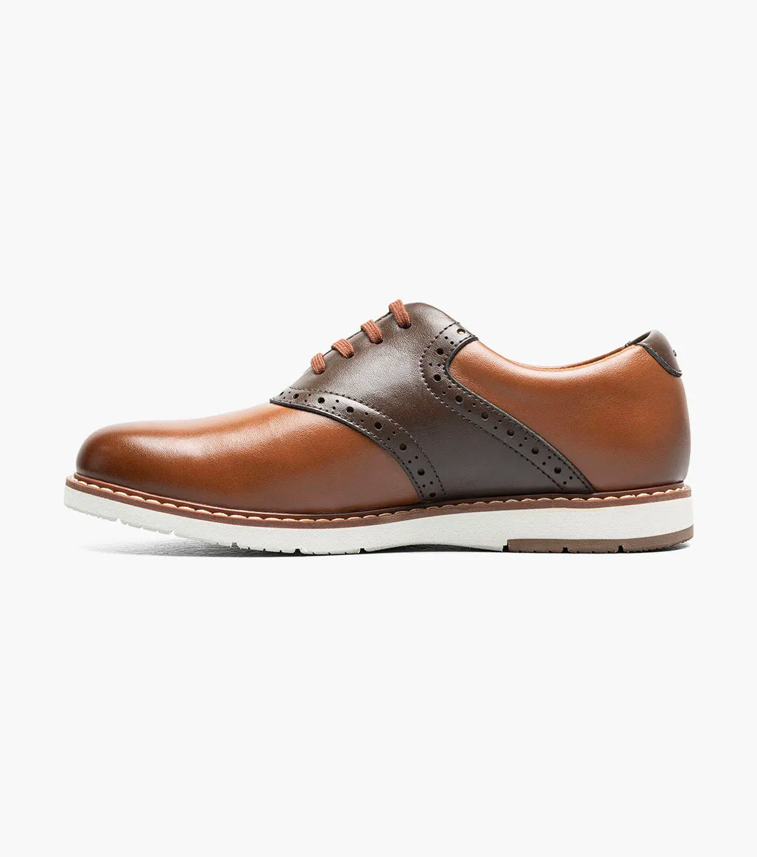 Florsheim Vibe Jr. Boys Plain Toe Saddle Shoe