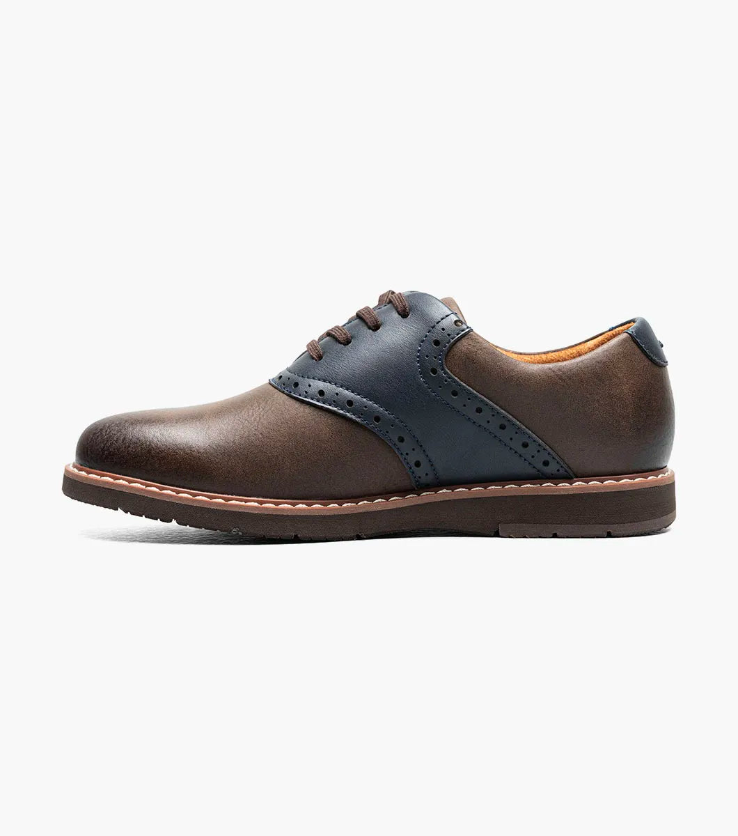 Florsheim Vibe Jr. Boys Plain Toe Saddle Shoe