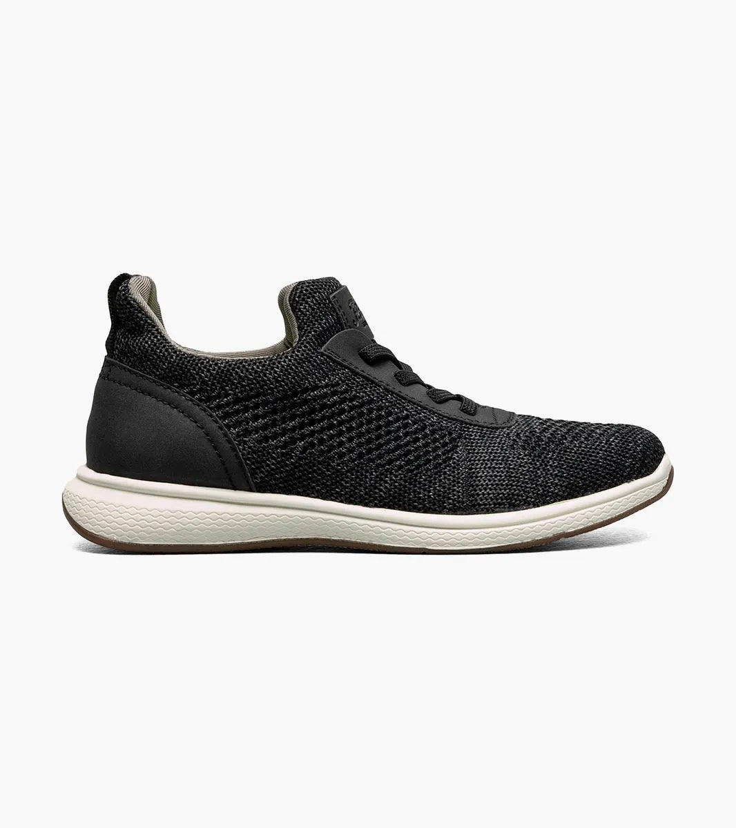 Florsheim Satellite Jr. Boys Knit Elastic Lace Slip On Sneaker