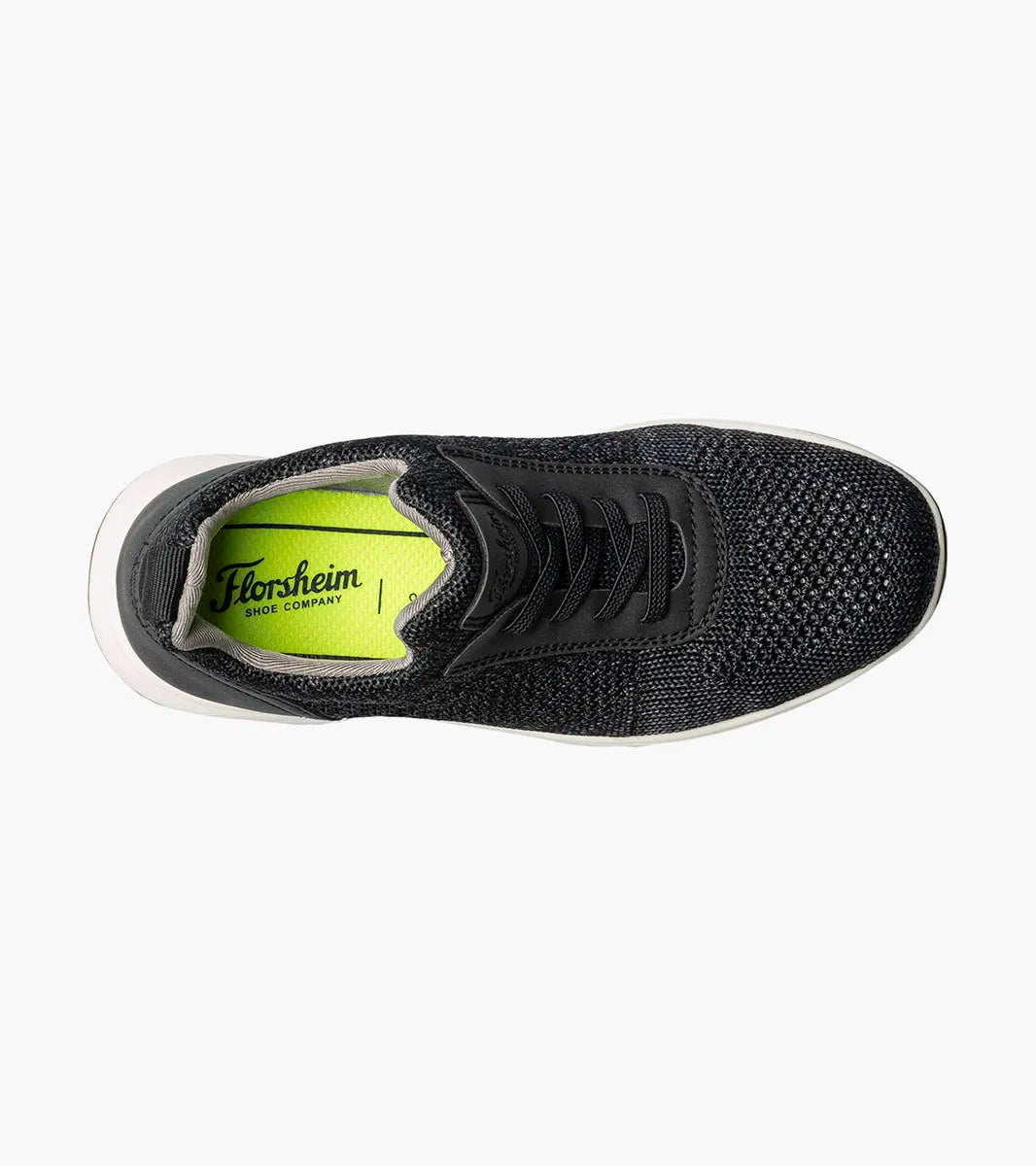 Florsheim Satellite Jr. Boys Knit Elastic Lace Slip On Sneaker