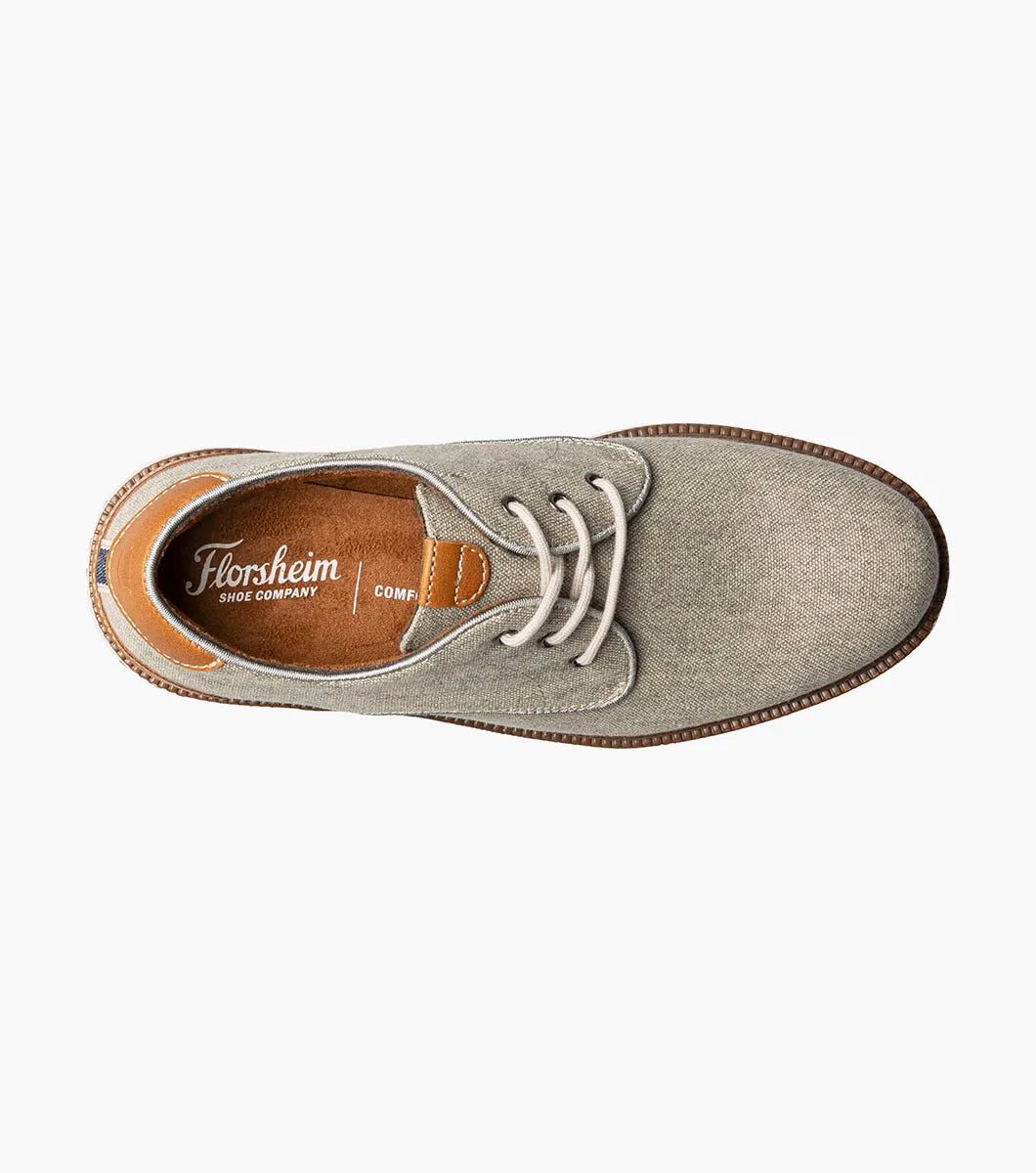 Florsheim Highland Jr. Boys Canvas Plain Toe Oxford