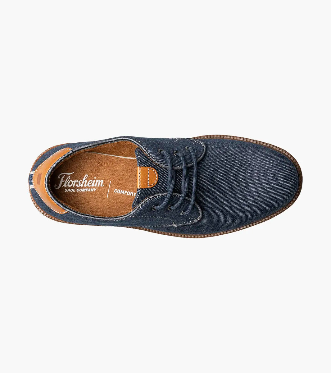 Florsheim Highland Jr. Boys Canvas Plain Toe Oxford