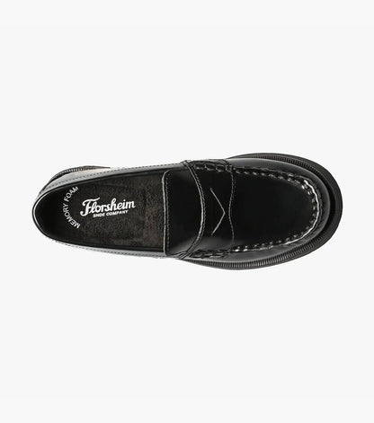 Florsheim Croquet Jr. Boys Moc Toe Penny Loafer