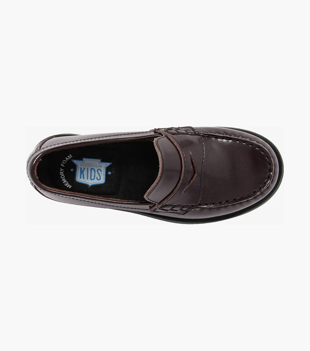 Florsheim Croquet Jr. Boys Moc Toe Penny Loafer